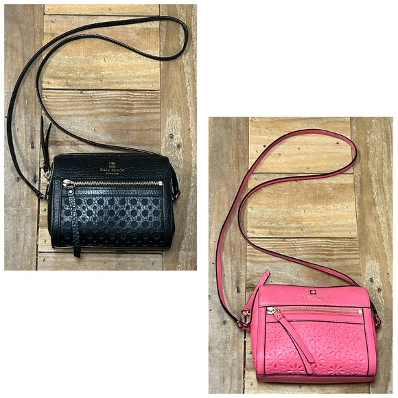 Kate Spade. 6 Piece Set: 2 Looloo Crossbody Bags with 2 Free Dust Bags & Scarfs. - Picture 3 of 16